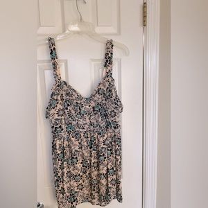 TORRID flowered tank top 1x